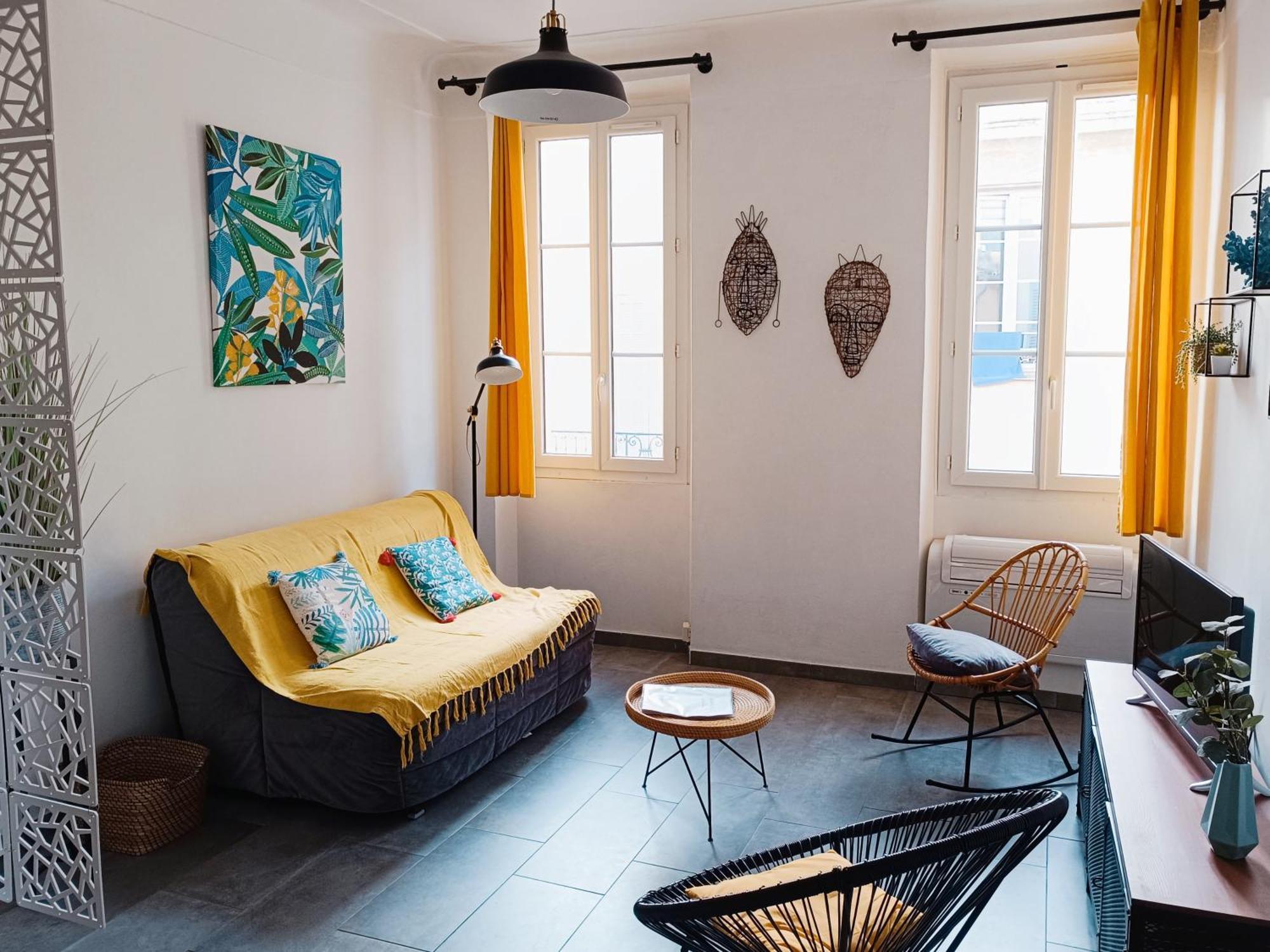Grand 2 Pieces Renove Climatise, Vieil Antibes, Proche Port 아파트 외부 사진